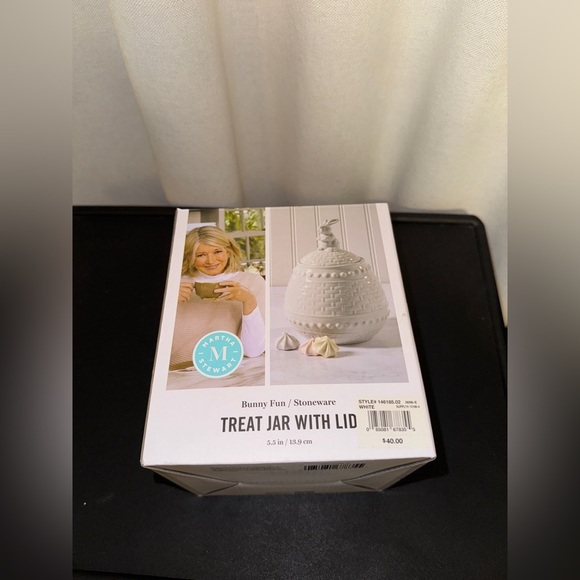 Martha Stewart Easter Bunny Cookie Jar 5.5” - Picture 2 of 5